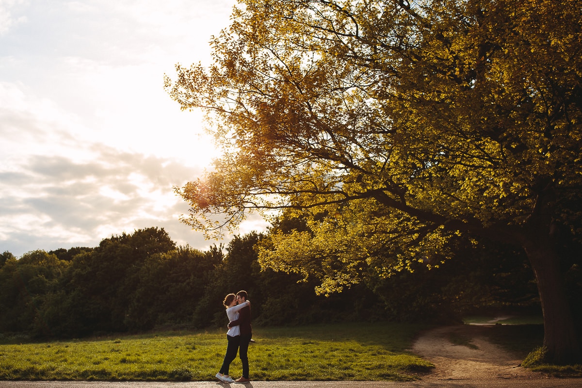 hampstead engagement shoot