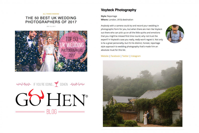 THE 50 BEST UK WEDDING PHOTOGRAPHERS 2017 11 The 50 Best UK Wedding Photographers 2017